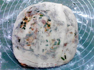 发面版千层韭菜肉饼的做法步骤:19
