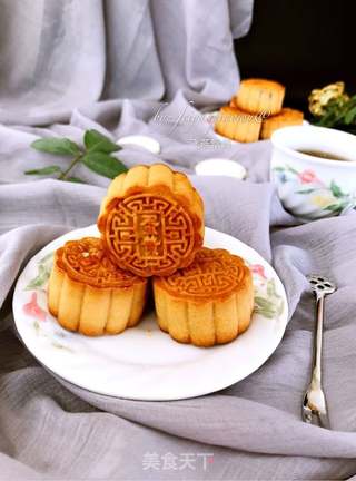 赏味中秋、乐享团圆【广式豆沙蛋黄月饼】的做法步骤:31