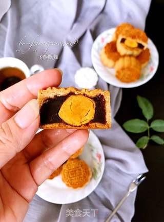 赏味中秋、乐享团圆【广式豆沙蛋黄月饼】的做法步骤:35