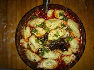 酸辣水饺的做法步骤:11