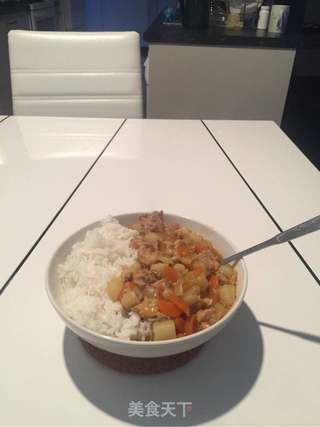日式鸡肉咖喱饭的做法步骤:12