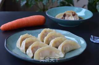 胡萝卜猪肉蒸饺的做法步骤:7