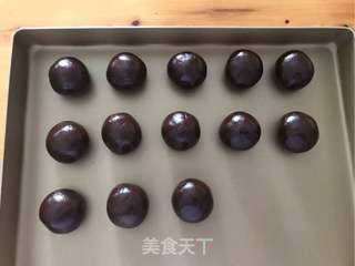 赏味中秋、乐享团圆~【巧克力乳酪椰蓉月饼】的做法步骤:13