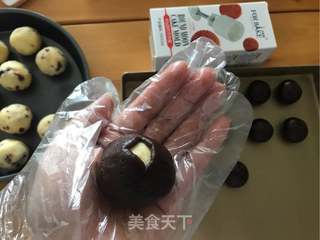 赏味中秋、乐享团圆~【巧克力乳酪椰蓉月饼】的做法步骤:15