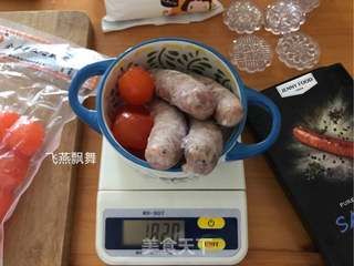 赏味中秋、乐享团圆～【金沙肉松香肠月饼】的做法步骤：2