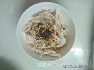 麻辣鸡丝凉面的做法步骤:7