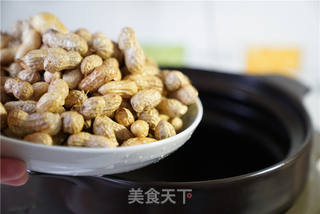烤香脆花生的做法步骤:3