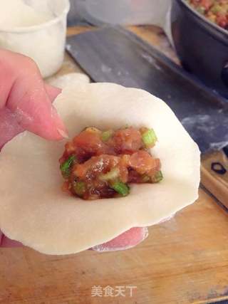 猪肉芹菜水饺的做法步骤:7