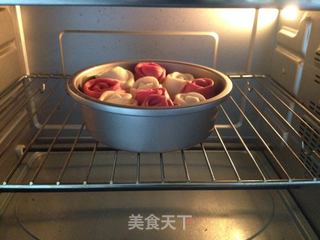 玫瑰花面包的做法步骤:16