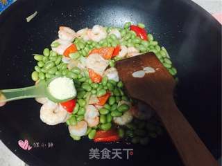 毛豆虾仁的做法步骤:11