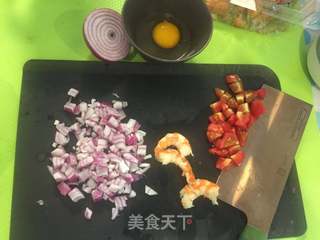 咖喱蛋包饭的做法步骤：2