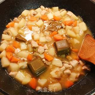 日式咖喱鸡饭的做法步骤:17