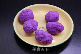 紫薯蒸月饼 的做法步骤:5