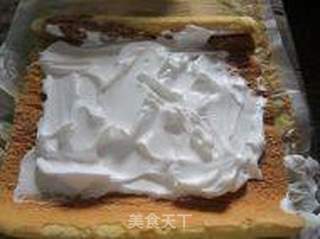 奶油蛋糕卷的做法步骤:8