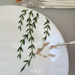 24节气餐盘画——立春的做法步骤:9