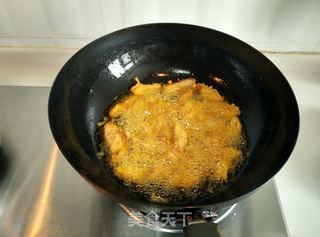 焦熘肉段的做法步骤:10