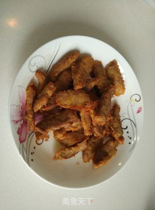 焦熘肉段的做法步骤:11