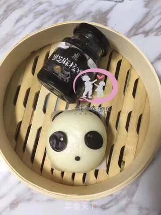 果果妈咪?熊猫奶黄色?的做法步骤:8