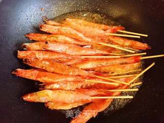 豆豉串串虾的做法步骤:6