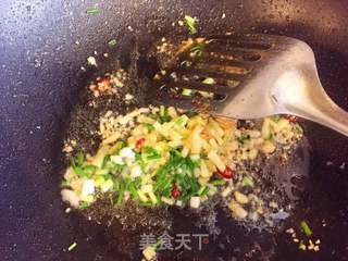 豆豉串串虾的做法步骤:8