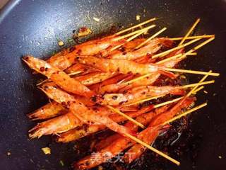 豆豉串串虾的做法步骤:10