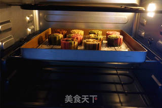 红豆桃山月饼的做法步骤:7