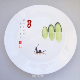 雨水节气餐盘画的做法步骤:12