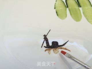 雨水节气餐盘画的做法步骤:10