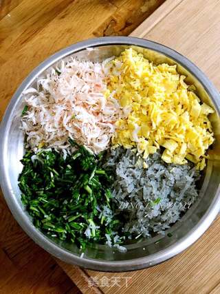 鲜香薄皮韭菜馅饼的做法步骤:4