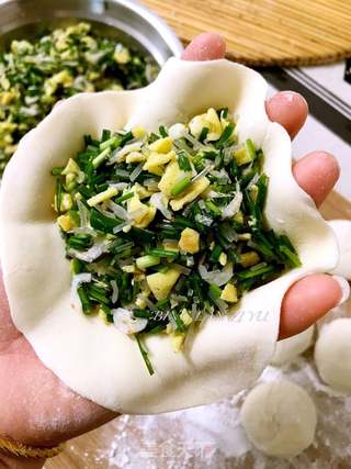 鲜香薄皮韭菜馅饼的做法步骤:8