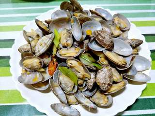 海南辣酱炒花蛤的做法步骤:7