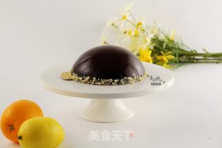 浓浓情意——巧克力淋面蛋糕的做法步骤:14