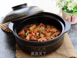 藕块炖排骨的做法步骤:9