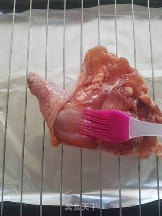 叉烧鸡腿饭的做法步骤:3