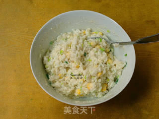 虾皮烤饭团的做法步骤:3