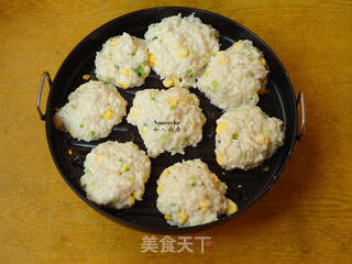 虾皮烤饭团的做法步骤:4