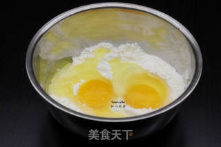 五彩鸡蛋卷饼的做法步骤:5