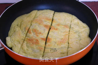 五彩鸡蛋卷饼的做法步骤:7