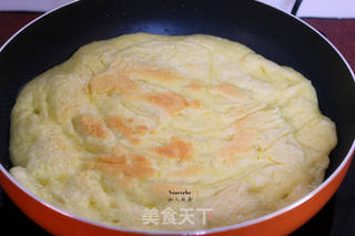 五彩鸡蛋卷饼的做法步骤:6