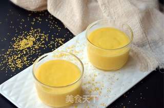 奶香小米南瓜羹的做法步骤:4
