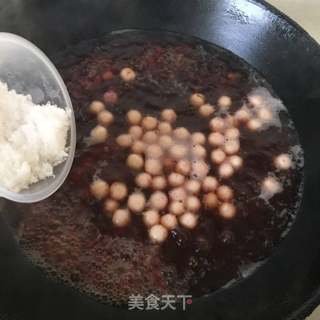 红豆元宵羹的做法步骤:5
