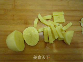 香辣椒盐土豆虾的做法步骤:5