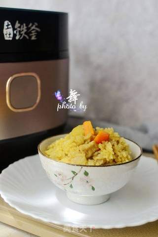 【93度铁定香】咖喱鸡肉焖饭的做法步骤:12