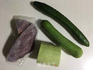 瓜丁麻食汤的做法步骤:2