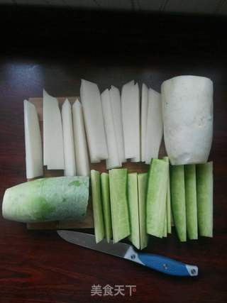 冰糖泡菜萝卜的做法步骤:4