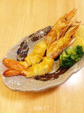 咖喱酥皮大虾的做法步骤:10