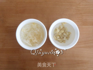 无花果银耳百合汽锅甜汤的做法步骤:2