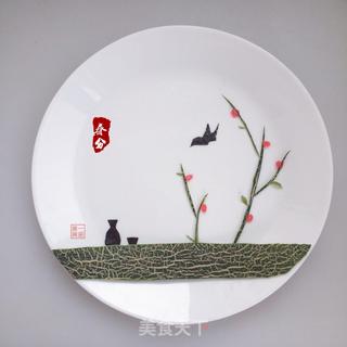 二十四节气餐盘画——春分的做法步骤:12