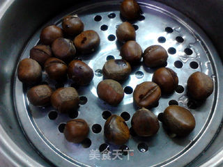 无粉蜂蜜栗子蛋糕的做法步骤:2