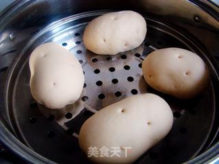 仿真土豆豆沙包的做法步骤:10